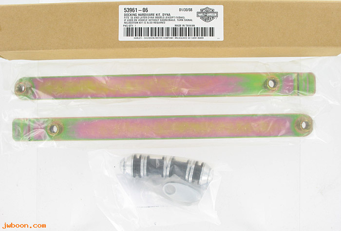   53961-06 (53961-06): Docking hardware kit - NOS - FXD Dyna, except FXDWG