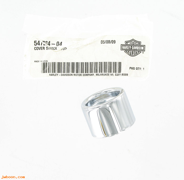   54724-04 (54724-04): Cover, shock absorber stud - NOS - XL 883C/L/R, XL1200C/L '04-