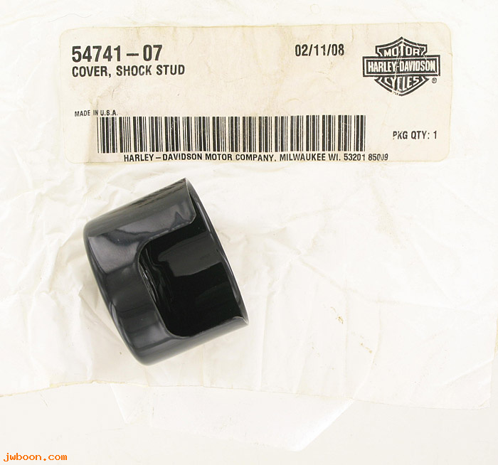   54741-07 (54741-07): Cover - shock absorber stud - NOS - Sportster XL883N, XL1200N