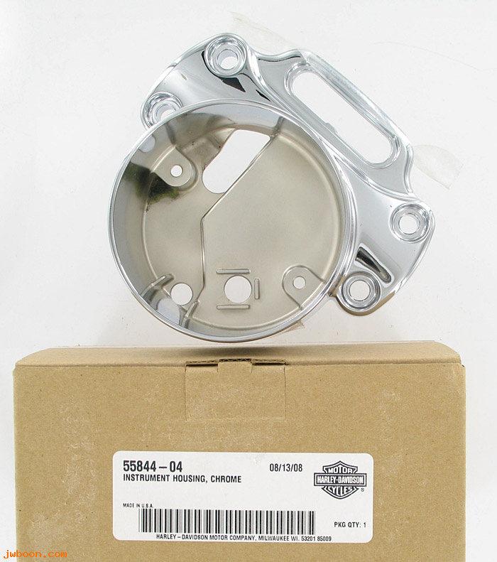   55844-04 (55844-04): Instrument housing - NOS - Sportster XL883C, XL1200C,Custom 04-10