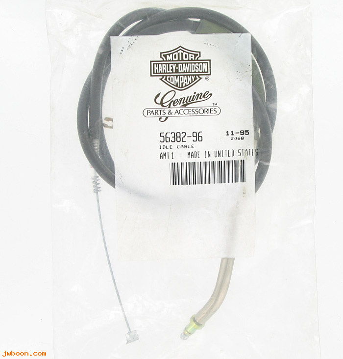   56382-96 (56382-96): Idle cable - NOS - Sportster XLH 1200C Custom '96-'98