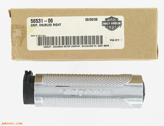   56531-06 (56531-06): Knurled grip - right - NOS - VRSCSE2 '06    FXDSE '07