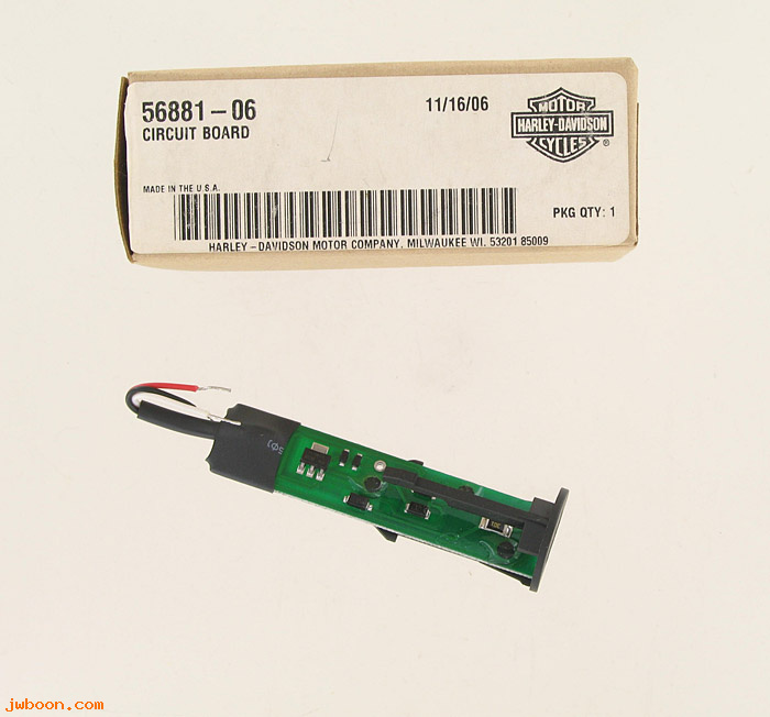   56881-06 (56881-06): Circuit board, lighted handlebar end caps - NOS