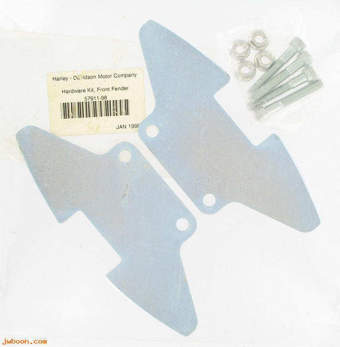   57911-98 (57911-98): Hardware kit, front fender mounting, NOS - Softail Street Stalker