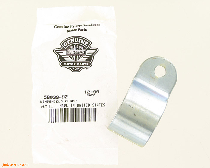   58039-92 (58039-92): Windshield clamp - NOS