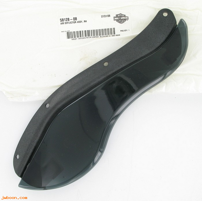   58128-08 (58128-08): Air deflector - right - NOS - Electra Glide FLHT '08-