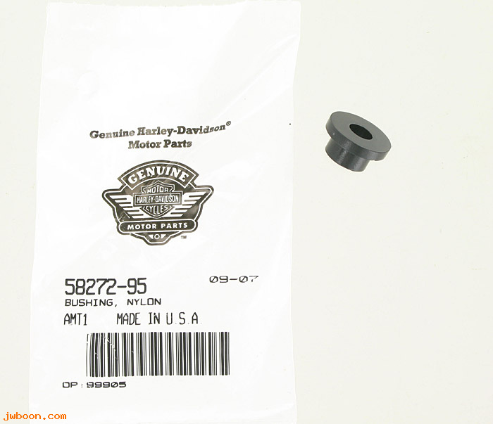   58272-95 (58272-95): Bushing, nylon, windshield - NOS - FLSTC,Softail Heritage Classic