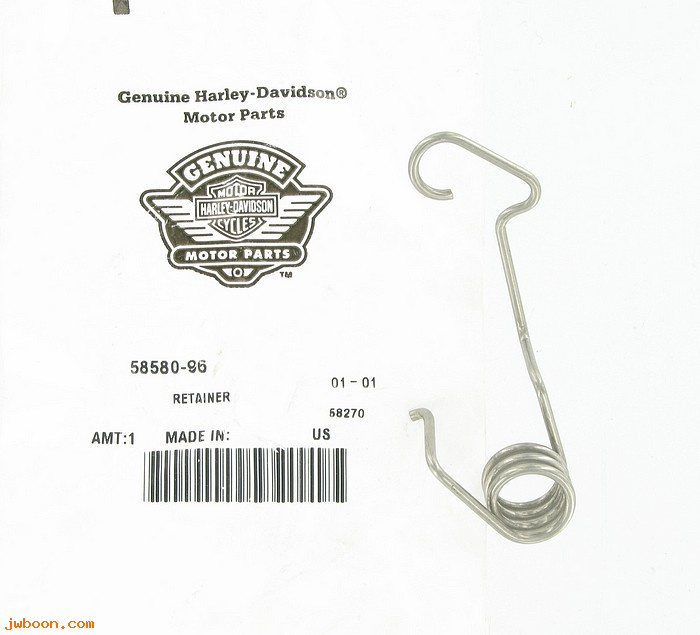   58580-96 (58580-96): Wire form - right, windshield retention - NOS