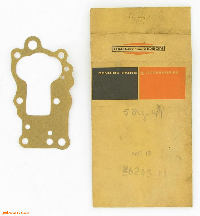     589-41 (26245-41): Gasket, oil pump body - NOS - EL,FL '41-'67