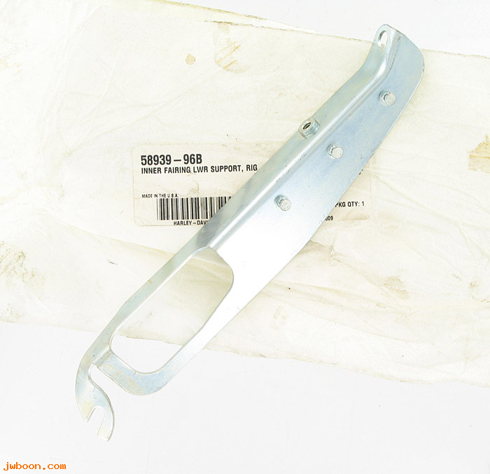   58939-96B (58939-96B): Inner fairing lower support,right - NOS- Electra Glide FLHT 96-09