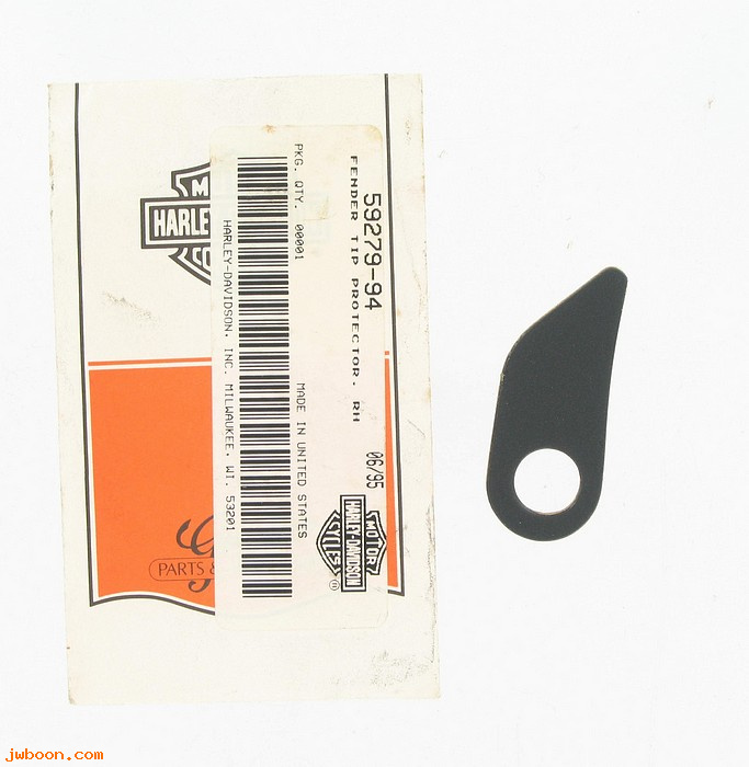   59279-94 (59279-94): Fender tip protector - right - NOS - FXDS-CON '94-'00.  FXDP '04