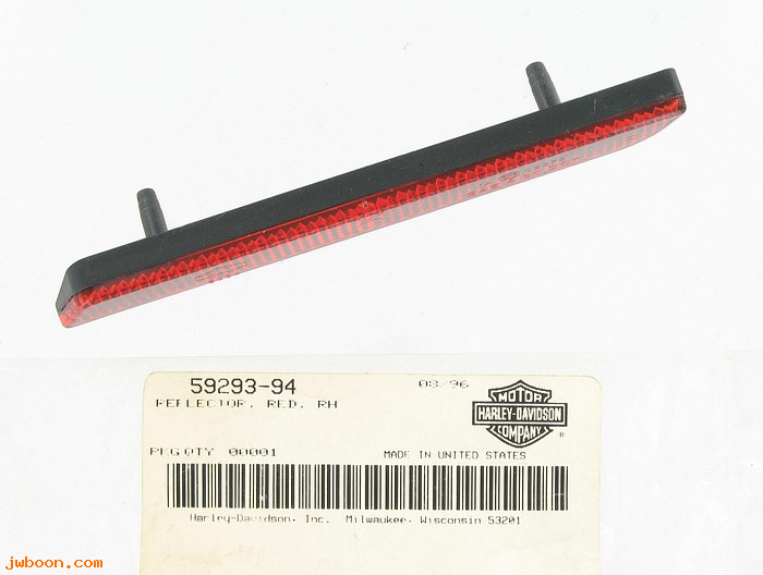   59293-94 (59293-94): Reflector, right - NOS - Dyna Glide Convertible, FXDS-CON '94-'00