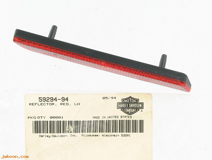   59294-94 (59294-94): Reflector - left - NOS - Dyna Glide Convertible, FXDS-CON '94-'00