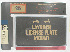   59822-00 (59822-00): Layback license plate mtg kit,max. 8-1/2" x 4-3/4" plates-NOS- XL