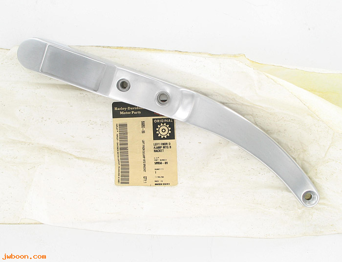   59950-89 (59950-89): Support, rear fender - left - NOS - Sportster XL '90-'93