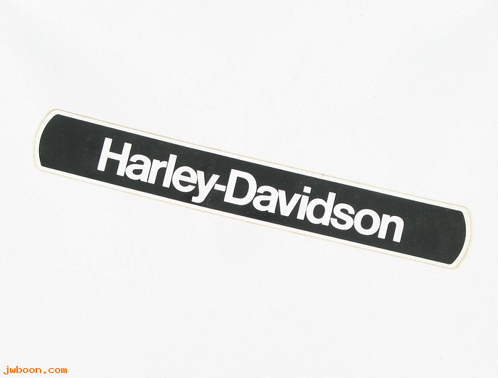   61168-81A (61168-81A): Decal,gas/fuel tank "Harley-Davidson" 1"x6 3/4" NOS-FLHT/TP,FXRP