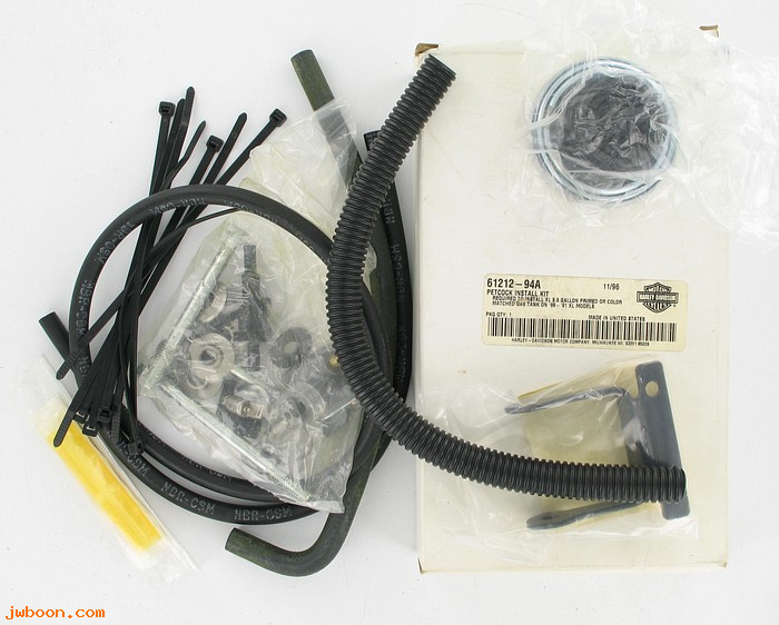   61212-94A (61212-94A): Fuel tank hardware kit - NOS-for 61204-94/61619-96 on '86-'91 XL