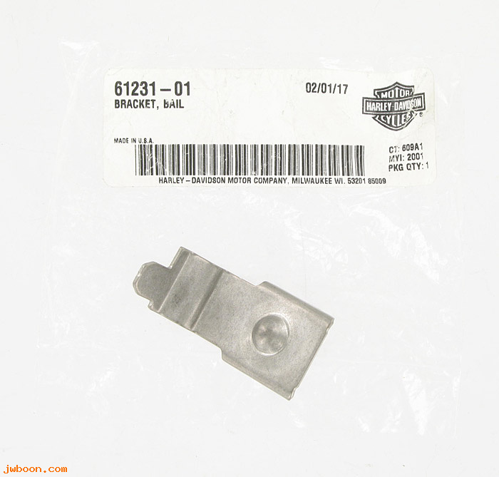   61231-01 (61231-01): Bail bracket, fuel filter - NOS