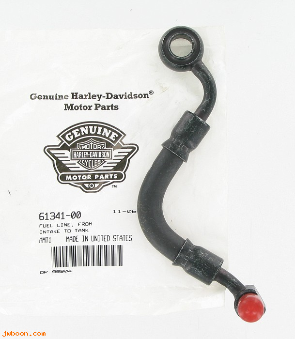   61341-00 (61341-00): Fuel line - from intake to tank - NOS - Touring '00-'01