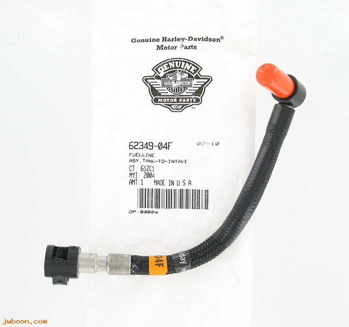   62349-04F (62349-04F): Fuel line - tank to intake - NOS - FXD, Dyna