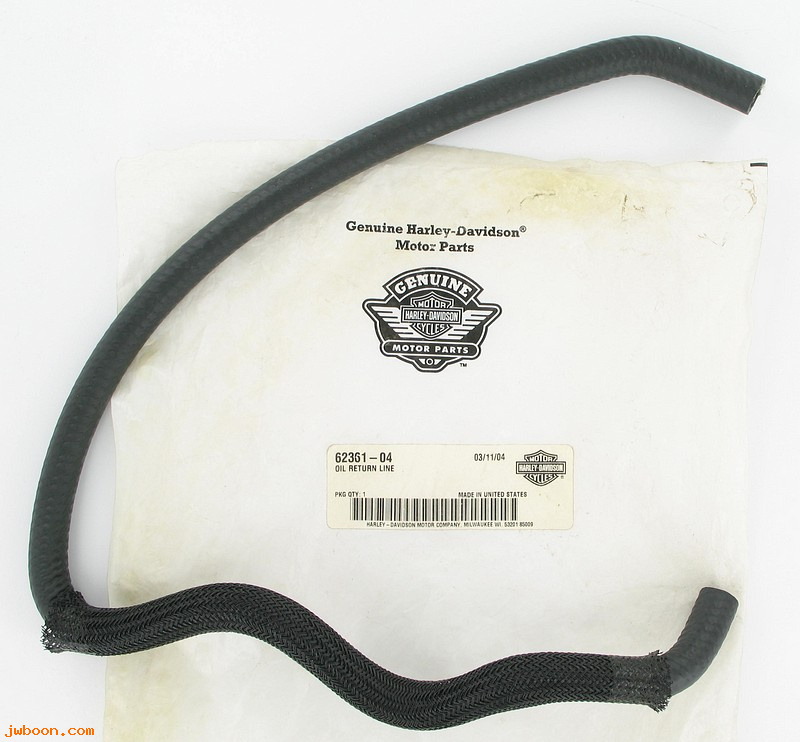   62361-04 (62361-04): Oil return line - NOS - Sportster XL '04-'09