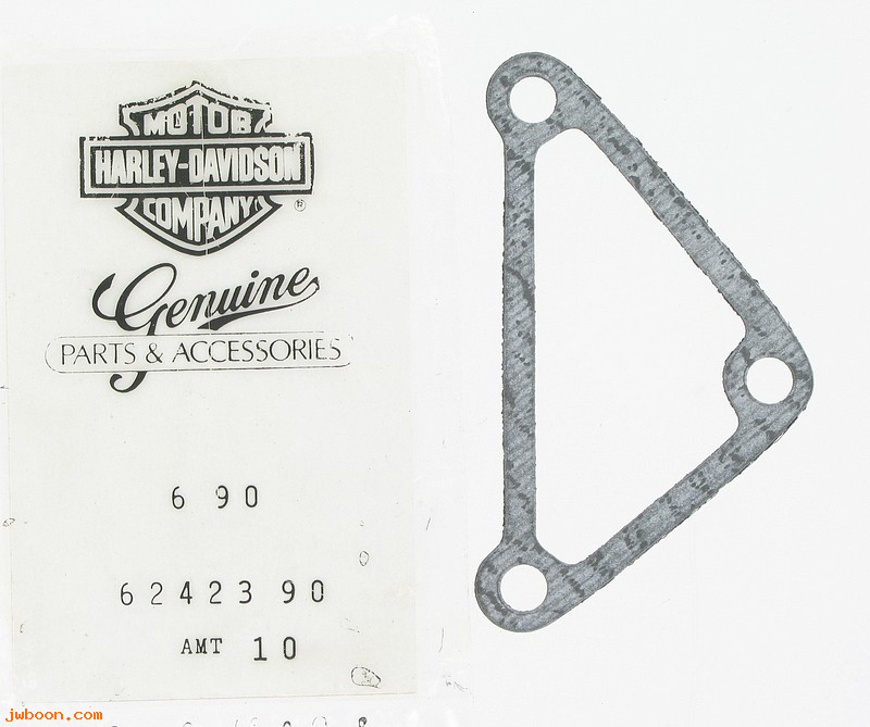   62423-90 (62423-90): Gasket, oil fill spout - NOS - FXD.  Dyna '91-'92