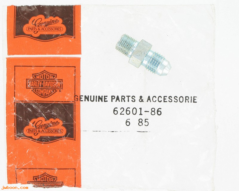   62601-86 (62601-86): Hose connector - NOS - Sportster XL '86-'90