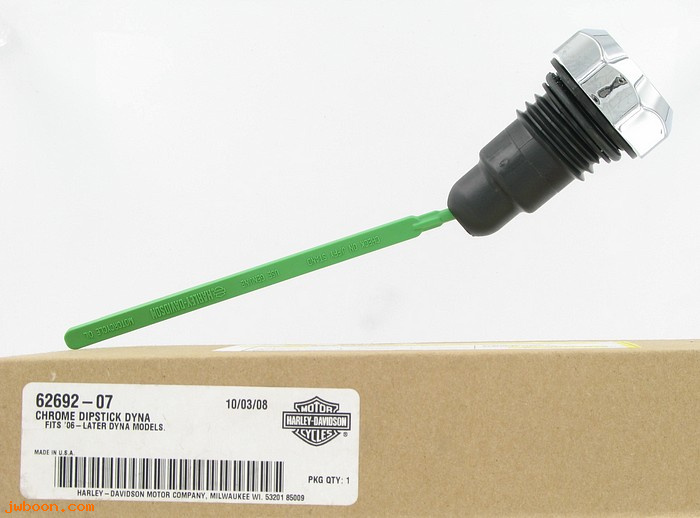   62692-07 (62692-07): Oil dipstick - NOS - FXD, Dyna '06-