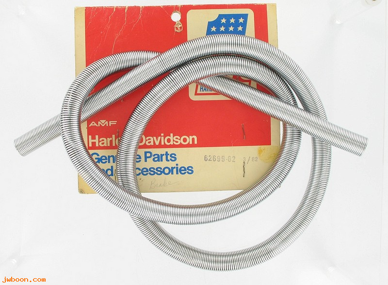   62699-82 (62699-82): Decorative brake line cover kit (spring) - I.D. 17/32" (45")-NOS