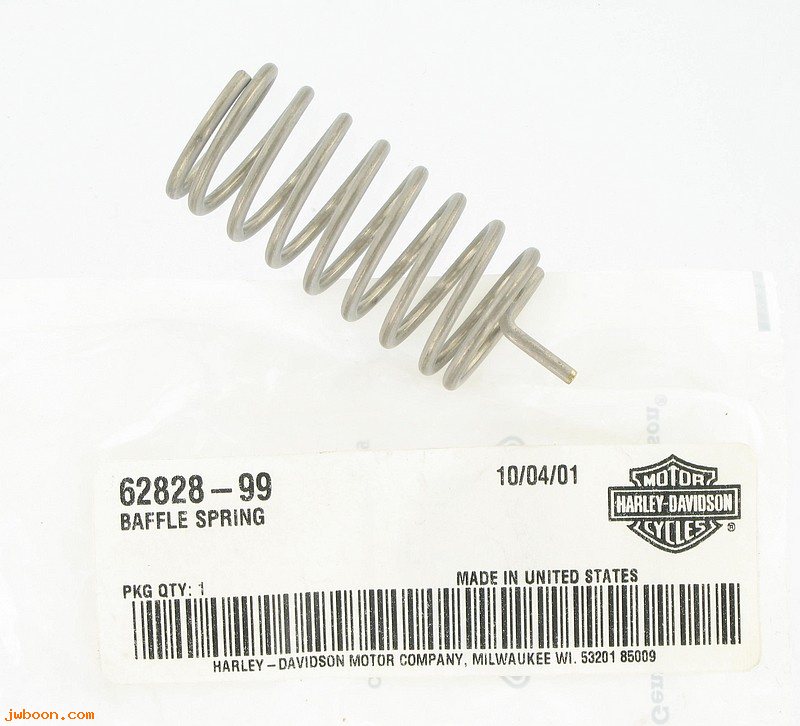   62828-99 (62828-99): Baffle spring - oil pan - NOS