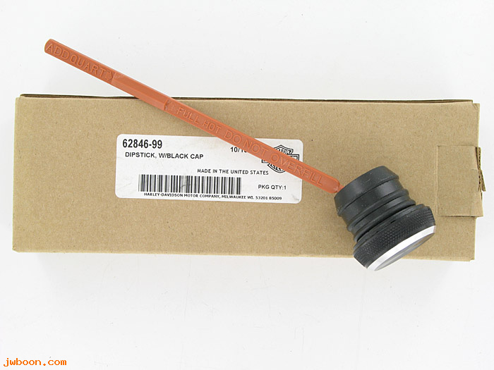   62846-99 (62846-99): Dipstick with black cap - NOS - Touring '99-'06