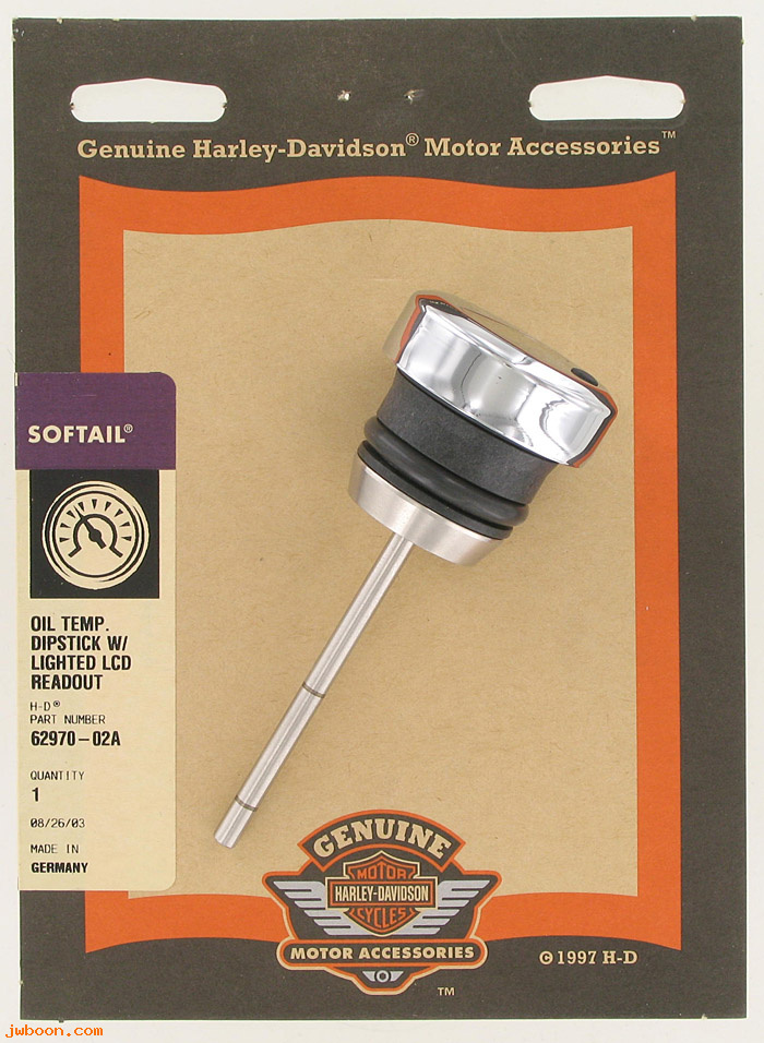   62970-02A (62970-02A / 62845-00): Oil temperature dipstick - LCD - NOS - Softails '00-