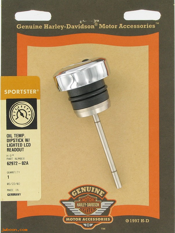   62972-02A (62972-02A / 62595-82): Oil temperature dipstick - LCD - NOS - Sportster XL's '84-'03