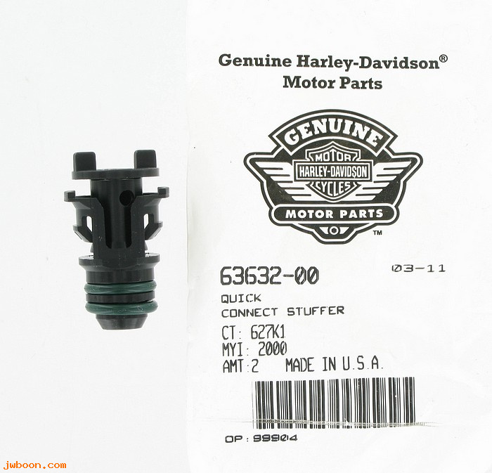   63632-00 (63632-00): Quick connect stuffer - NOS - Softail '00-