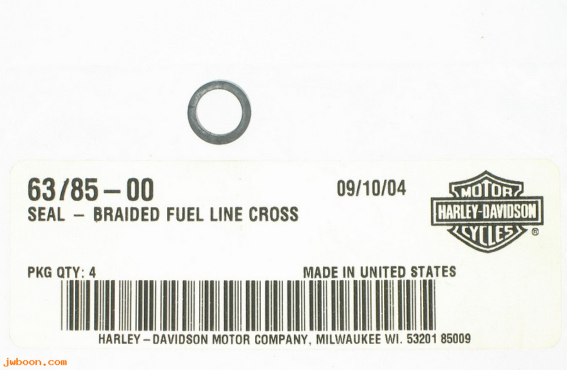   63785-00 (63785-00): Seal, braided fuel line - NOS