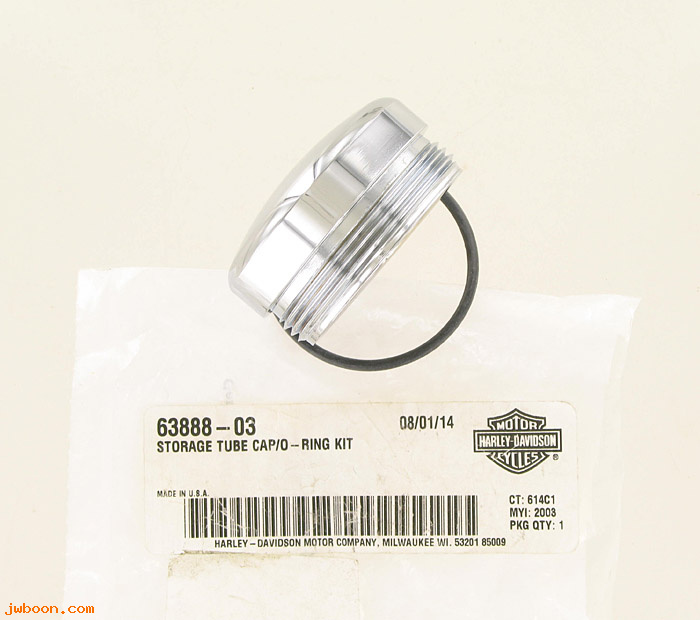   63888-03 (63888-03): Storage tube cap / o-ring kit - NOS