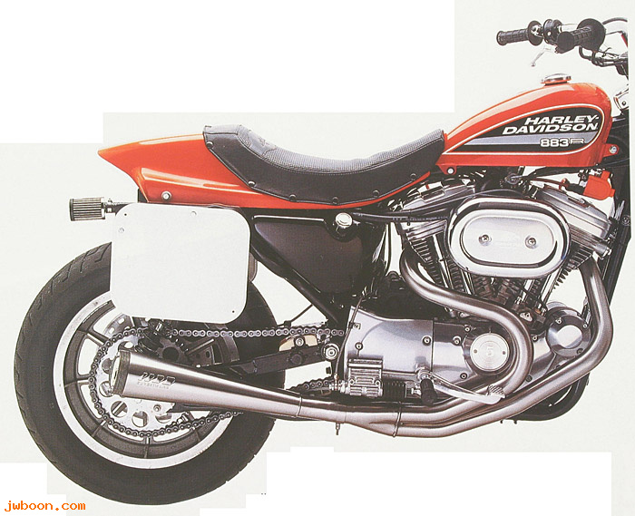   65267-93R (65267-93R): Tunable exhaust system - 2-into-1  low - NOS - Sportster XL '86-