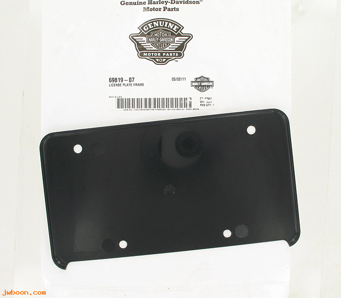   69819-07 (69819-07): Frame - license plate - NOS