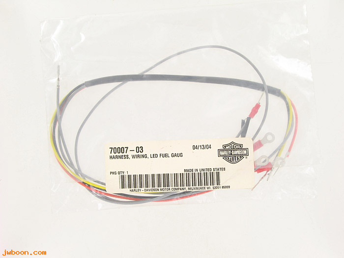   70007-03 (70007-03): Wiring harness, LED fuel gauge - NOS