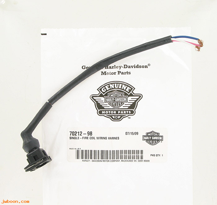   70212-98 (70212-98): Single-fire coil wiring harness - NOS