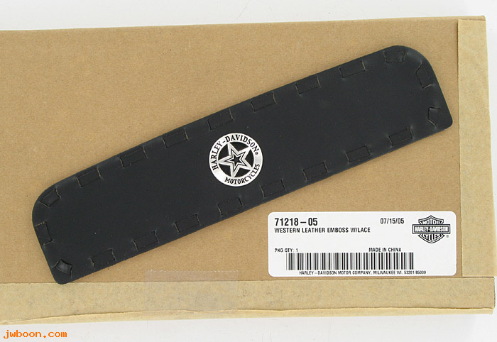   71218-05 (71218-05): Tour-Pak lid insert - Western leather - NOS