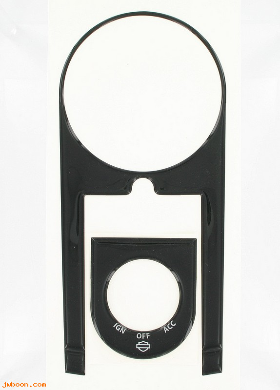   71337-05 (71337-05): Personal accents console insert - vivid black -NOS- FXDWG,Softail