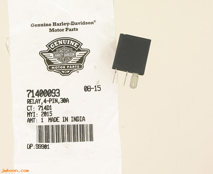   71400093 (71400093): Relay, 4-pin, 30A - NOS