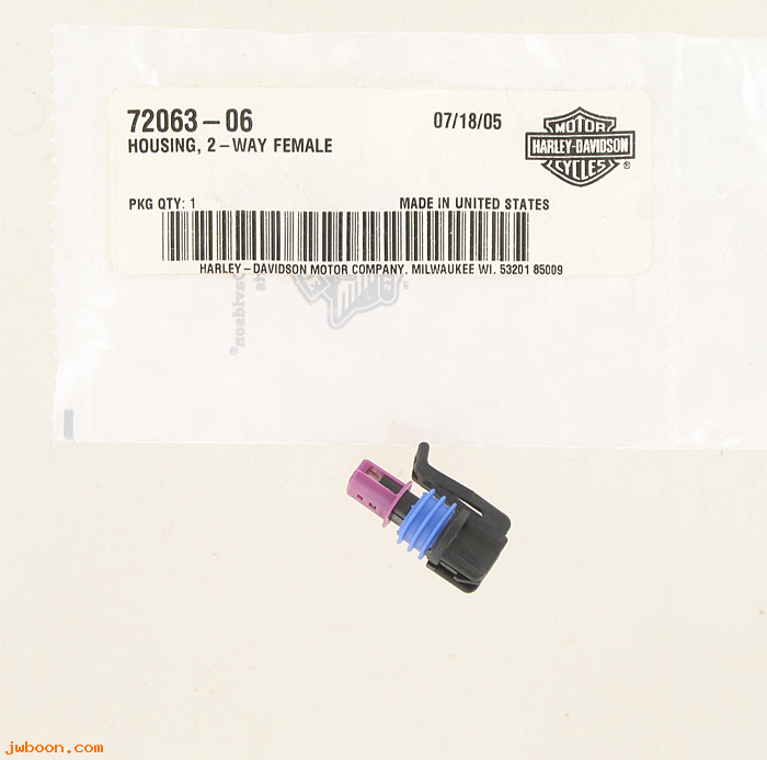   72063-06 (72063-06): Housing, 2-way female - NOS