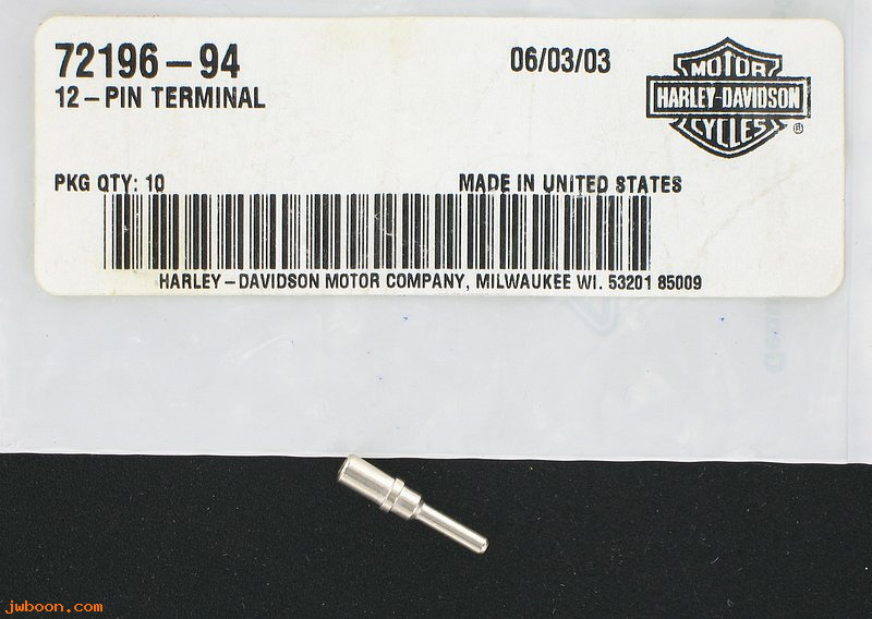   72196-94 (72196-94): Terminal pin, 12 gauge - NOS