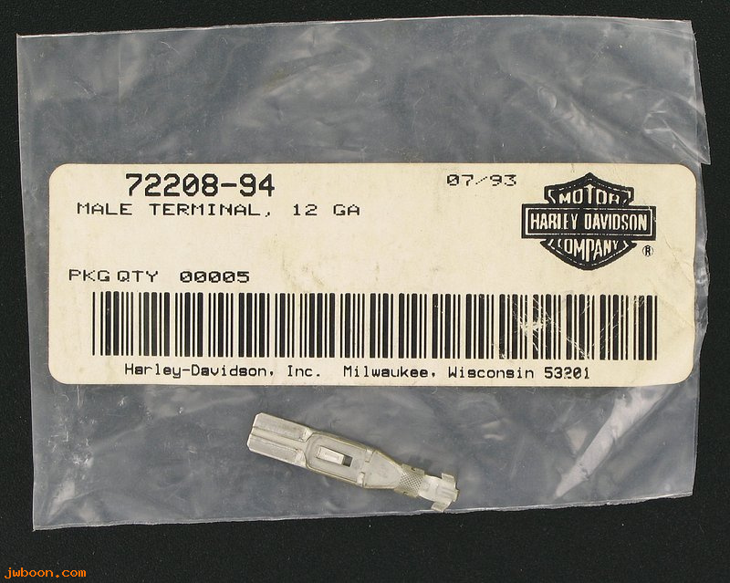   72208-94 (72208-94): Male terminal, 12 gauge - NOS