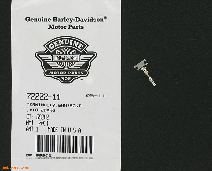   72222-11 (72222-11): Terminal (0.6mm) socket, 18-20 gauge - NOS