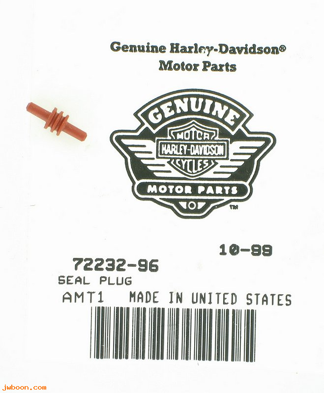   72232-96 (72232-96): Seal plug - NOS