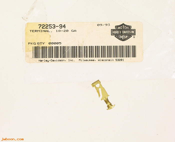   72253-94 (72253-94): Terminal, 18-20 gauge - NOS