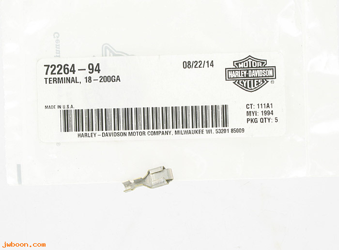   72264-94 (72264-94): Terminal, 18-20 gauge - NOS